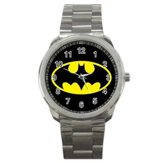 New Hot Batman Logo Sport Metal Wrist Watch Gift