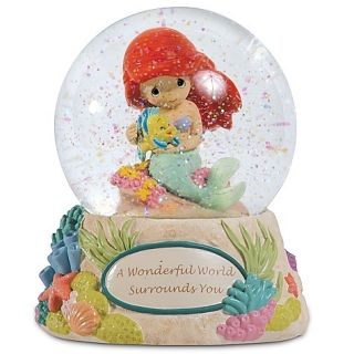 Precious Moments Gift Musical Water Globe  Disney Ariel Little Mermaid