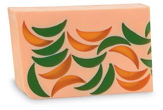  Orange Cantaloupe 6 5 oz Vegetable Glycerin Bar Soap Handmade