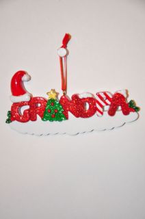 Christmas Ornaments Grandfather Grandpa Grandad Free Personalization