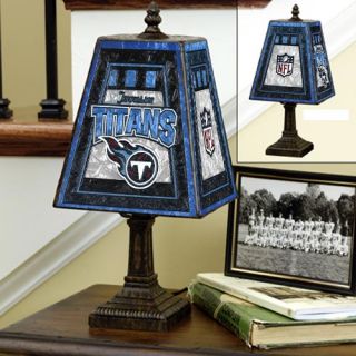Tennessee Titans Art Glass Table Lamp