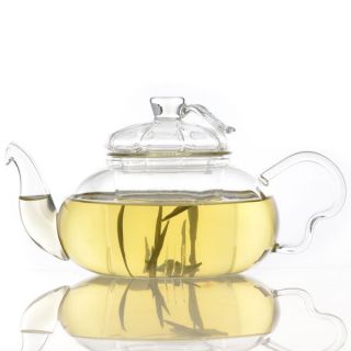 Tags tea, teapots, glass, clear glass, tea pitcher, elephant ear