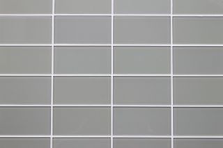 Grey Glass Subway Tile 4 Shower Kitchen Bathroom