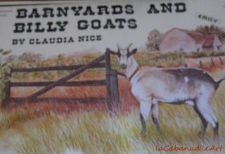 Barnyards N Billy Goats by Claudia Nice Oversized Book Wildlife