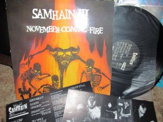  Coming Fire Plan 9 LP 1st 86 PL9 07 Glenn Danzig Misfits