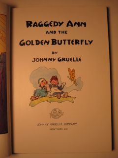 1940 Raggedy Ann and The Golden Butterfly in DJ