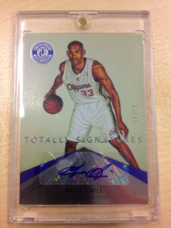 GRANT HILL 2012 13 TOTALLY CERTIFIED BLUE AUTO 15 TOTALLY SIGNATURES