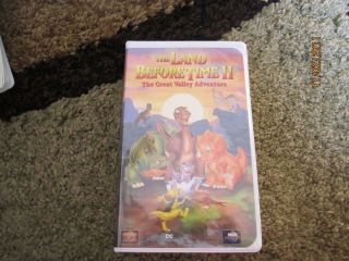The Land Before Time II The Great Valley Adventure VHS 1994 Animated