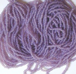 Superb Luminous Slate Violet Vintage 10 0 Seed Beads 43g