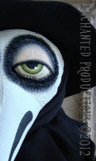 OOAK Pfatt Primitive Folk Art Plague Doctor Mask Doll Joyce Stahl Ehag