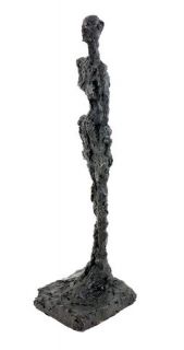 Modern Art Bronze Sculpture La Femme A Tribute to Giacometti