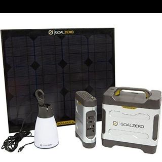 GOAL ZERO Portable Solar Power Extreme 350 Emergency Kit 30 Free Light