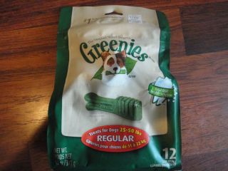 New 4 12 oz Bags Greenies Dog Treats Regular Size 48 Pieces Total