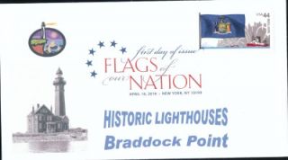 Flags of Our Nation North Carolina SC 4311 Croatan Shoal Lighthouse