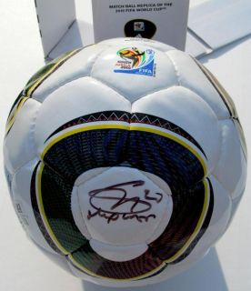 Gonzalo Higuain Signed Adidas FIFA World Cup Ball Soccer Real Madrid