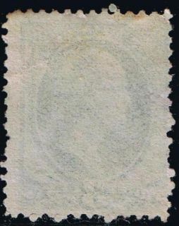 USA Stamp 158 3c Green Bank Note 1873 Unused