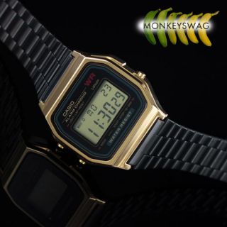 Casio Gold Classic Watch ★rare Onyx Black Gold★ Customised Special