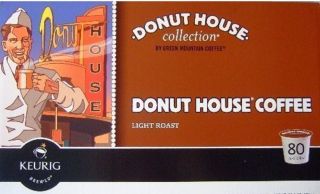 Donut House® Coffee – Light Roast Keurig K Cups 80 Count