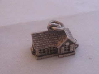 Vintage Silver Articulated Gretna Green Old Smithy Charm Charm Anvil