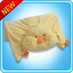 My Pillow Pet Plush Puffy Duck Blanket Toy Gift