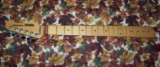 Vintage Yamaha Neck 6IL Maple Solid Billet with Tuners Parts Project