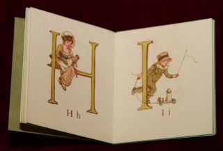 Exrare Kate Greenaway 1885 1st Edn Alphabet ABC Amazing Condition