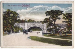 Gordon Park Arch Cleveland Oh 1910s Town View Fifth City Vintage