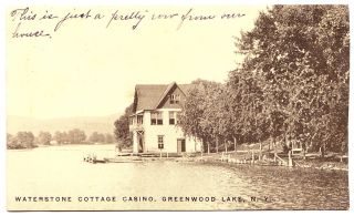Waterstone Cottage Casino Greenwood Lake NY 1909