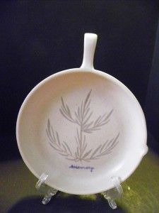 Goss Stoneware Herb Plate Bowl Rosemary Hand Painted