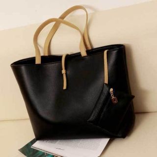 Gossip Girl Shopper Clutch Shoulder Purse Handbag Totes Bag Black