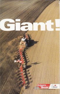  World Tractor Ploughing Record Brochure Gregoire BESSON2002
