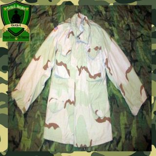 Lightly Used USGI Military Army Desert DCU Field Jacket Coat Hiking