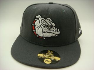 Gonzaga Bulldogs Carbon Graphite Grey Red New Era Hat