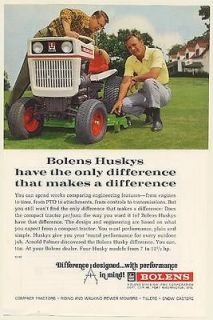1968 Arnold Palmer Bolens Husky Compact Lawn and Garden Tractor Print