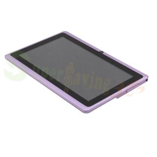Purple 7 Google Android 4 0 Tablet PC Capacitive Touch Screen A13 4GB