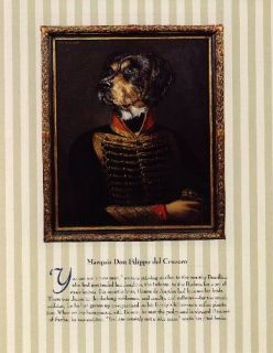 Gordon Setter Cruzero Vintage Dog Print Poncelet