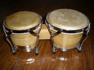 Groove Percussion Wooden Bongo Drums