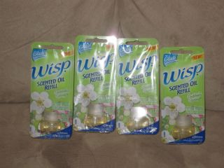 Glade Wisp Suddenly Spring Scented Oil Refills x 4