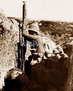 WW1 Trenches Tommy Using Periscope Photograph 809