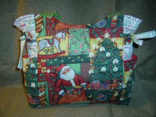 An Old Fashioned Christmas Handmade Quilt Purse Tote Handbag