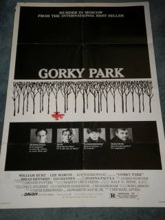 Gorky Park 1983 Lee Marvin Orig Movie Poster