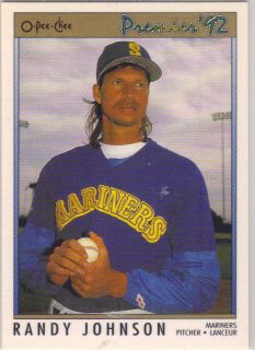 Randy Johnson 1992 O Pee Chee Premier Card 173