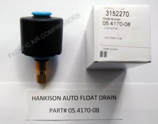 Hankison Air Dryer Replacement Automatic Float Drain Part 05 4170 08