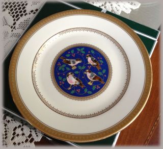 Mikasa Twelve Days of Christmas Decorative Collectible Plate Four