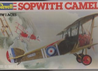 28~SOPWITH CAMEL~Kit No. 4419~REVELL~WWI Aces Airplane~128~~~