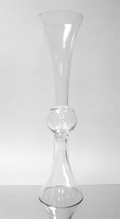 Wholesale Reversible Latour Trumpet Glass Vase 6 Opening x 24 Height