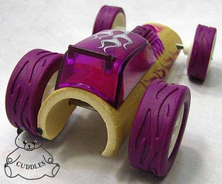 Hot Rod Mini Car Child Toy Hape Bamboo Purple White Eco Friendly