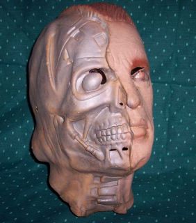 arnold schwarzenegger terminator rubber mask from original vhs release