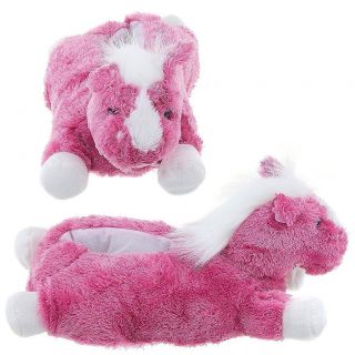 Wishpets Adult Children Size Pink Horse Animal Soft Plush Fuzzy Furry
