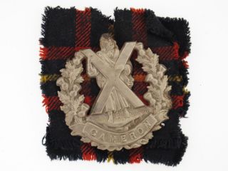 Great Britain WWII Queens Own Cameron Highlanders Glengarry